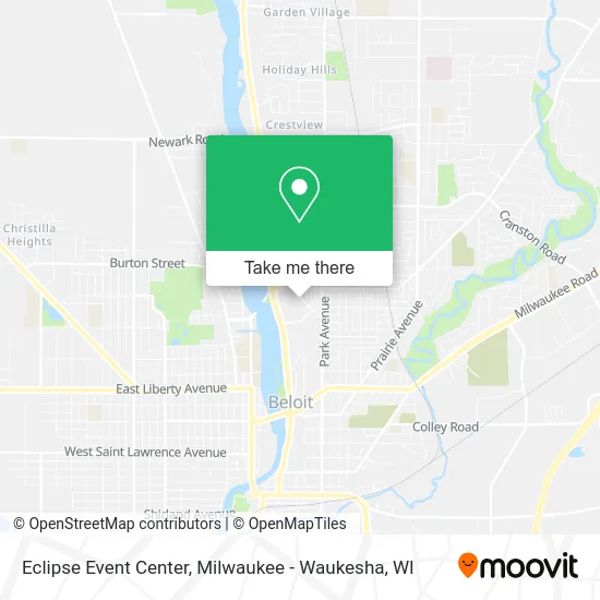 Eclipse Event Center map