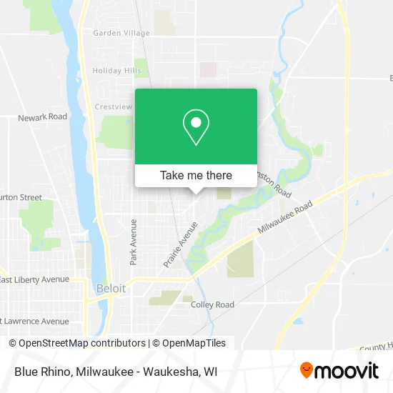 Blue Rhino map