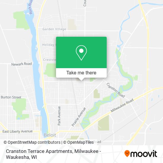 Cranston Terrace Apartments map