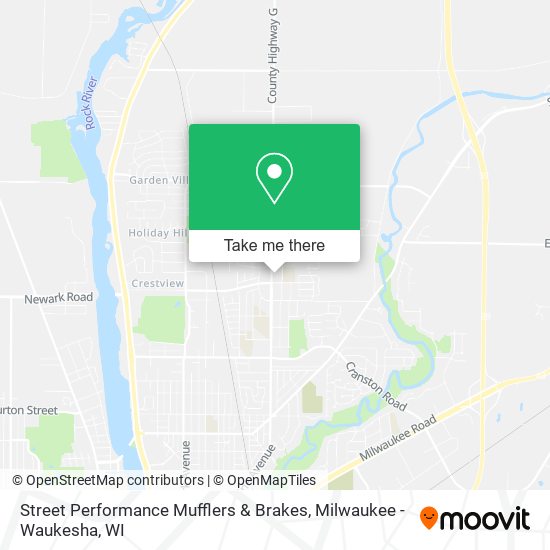 Street Performance Mufflers & Brakes map