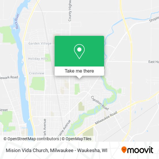 Mision Vida Church map