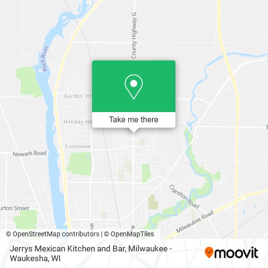 Jerrys Mexican Kitchen and Bar map