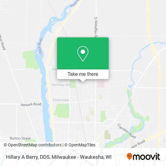 Mapa de Hillary A Berry, DDS