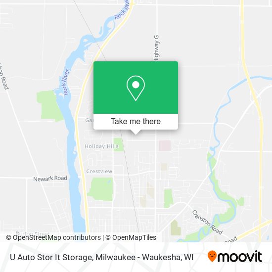 Mapa de U Auto Stor It Storage
