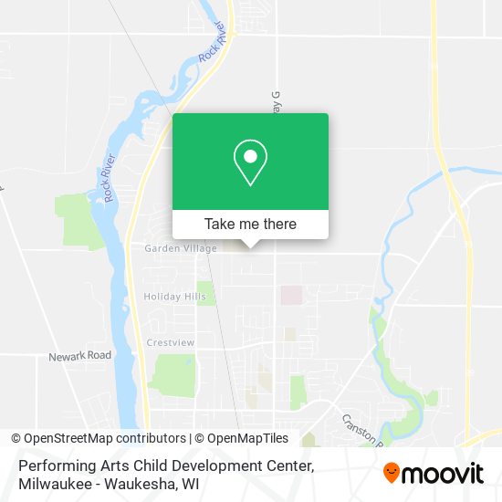 Mapa de Performing Arts Child Development Center