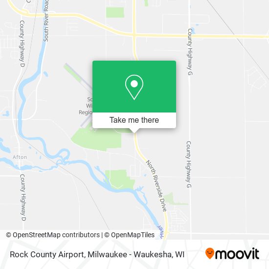 Mapa de Rock County Airport