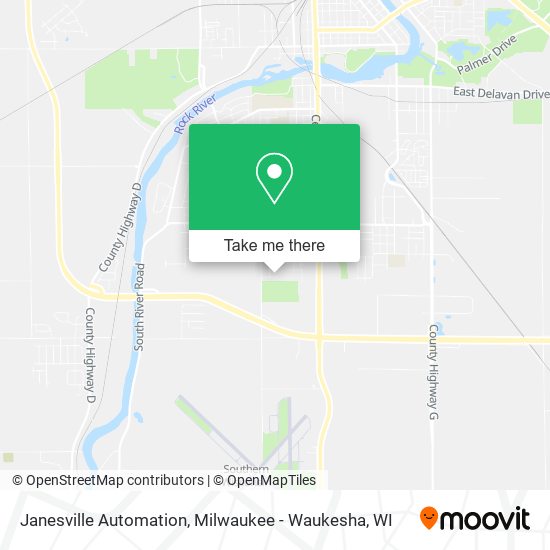 Janesville Automation map