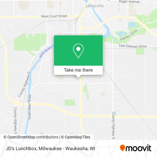 JD's Lunchbox map