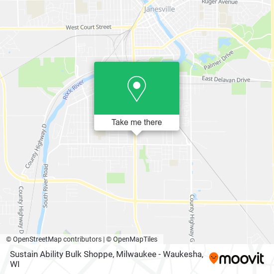 Sustain Ability Bulk Shoppe map
