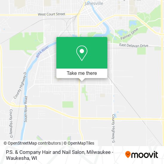 Mapa de P.S. & Company Hair and Nail Salon
