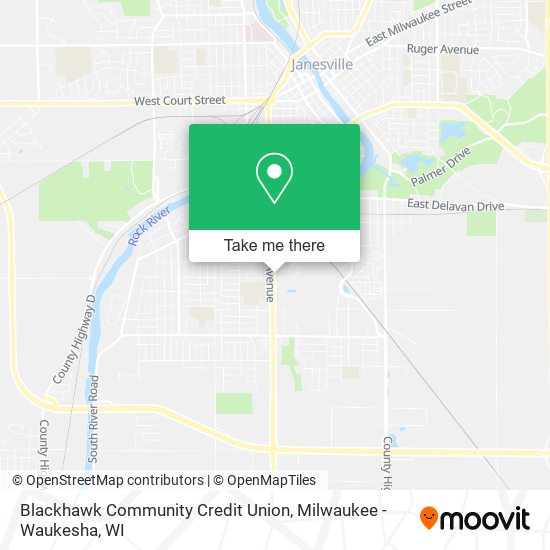 Blackhawk Community Credit Union map