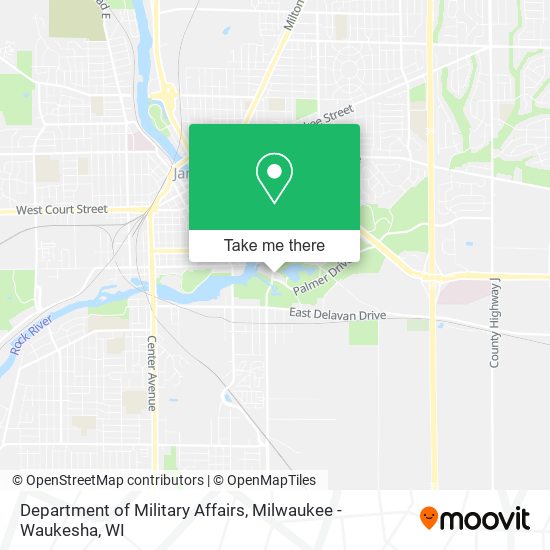 Department of Military Affairs map