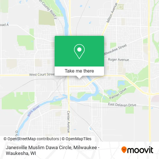 Mapa de Janesville Muslim Dawa Circle