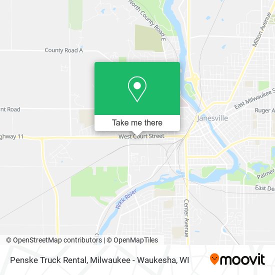 Penske Truck Rental map