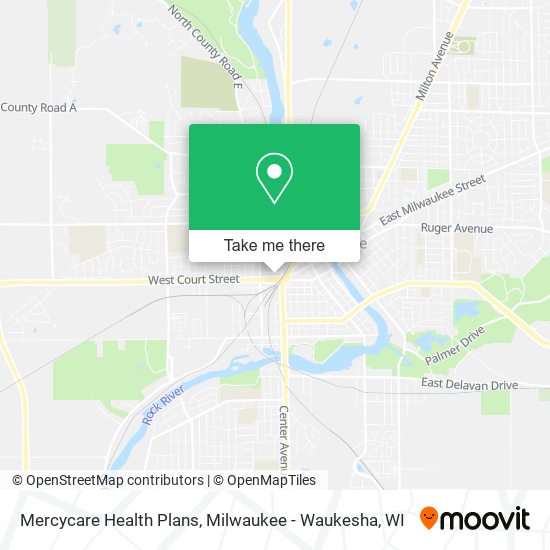 Mercycare Health Plans map