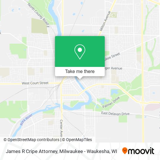 James R Cripe Attorney map