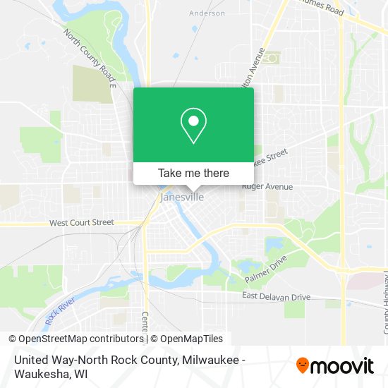 Mapa de United Way-North Rock County