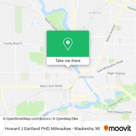 Mapa de Howard J Gartland PHD