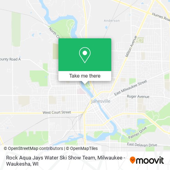 Mapa de Rock Aqua Jays Water Ski Show Team