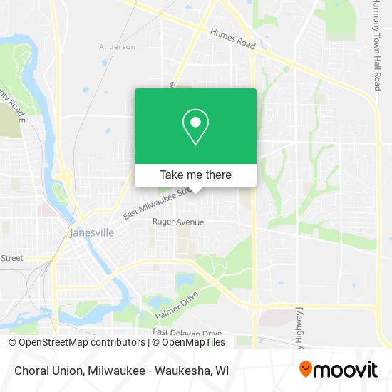 Choral Union map