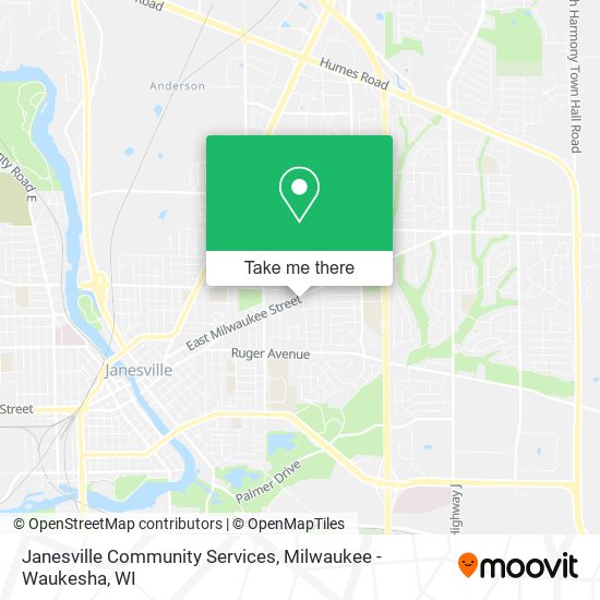 Mapa de Janesville Community Services
