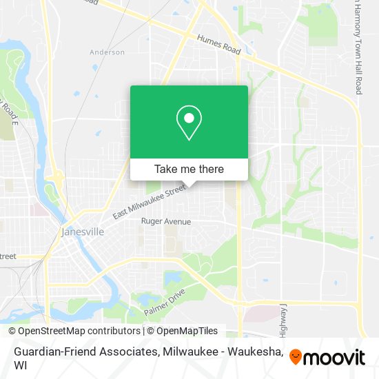Guardian-Friend Associates map