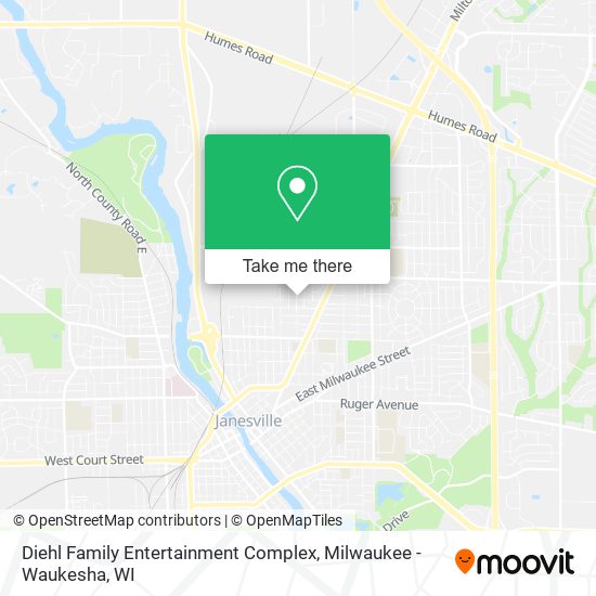 Mapa de Diehl Family Entertainment Complex