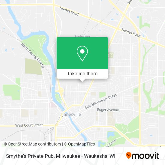 Smythe's Private Pub map