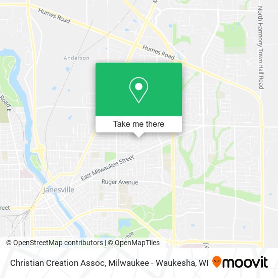 Mapa de Christian Creation Assoc