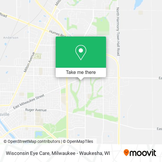 Mapa de Wisconsin Eye Care