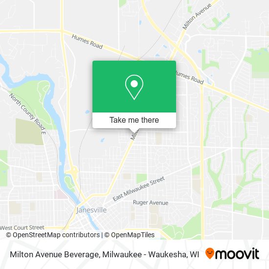 Milton Avenue Beverage map