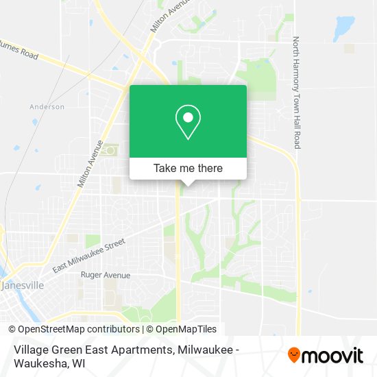 Village Green East Apartments map