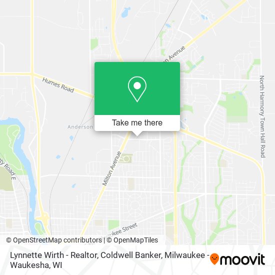 Lynnette Wirth - Realtor, Coldwell Banker map