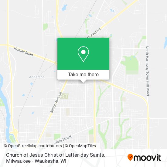 Church of Jesus Christ of Latter-day Saints map