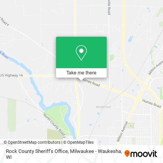 Rock County Sheriff's Office map
