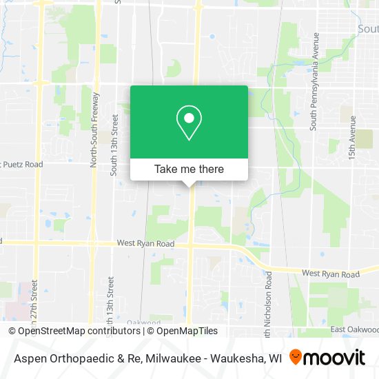 Mapa de Aspen Orthopaedic & Re