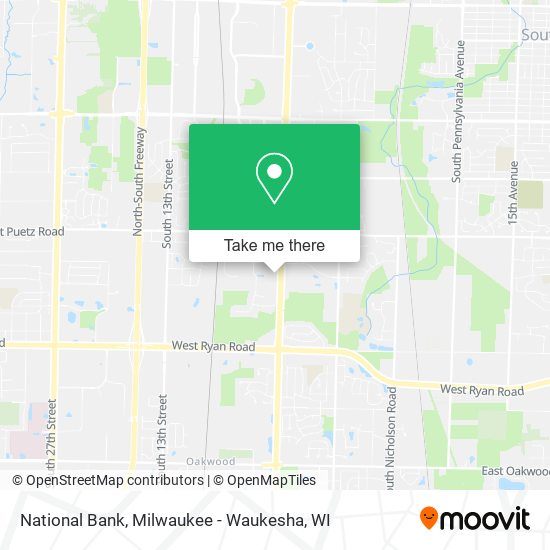 Mapa de National Bank