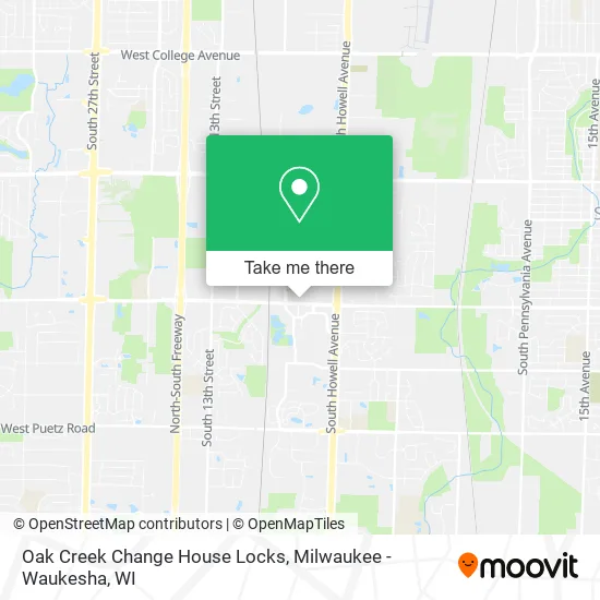 Mapa de Oak Creek Change House Locks