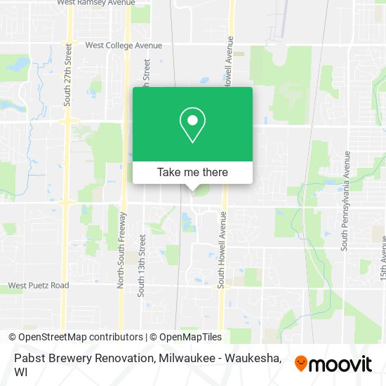 Pabst Brewery Renovation map