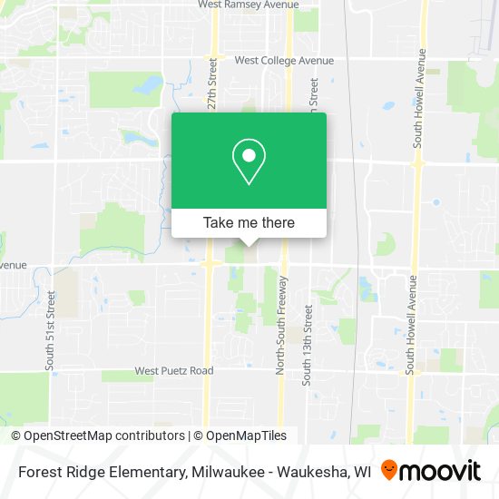 Forest Ridge Elementary map