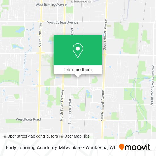 Early Learning Academy map