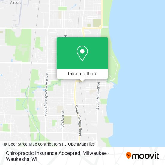 Chiropractic Insurance Accepted map