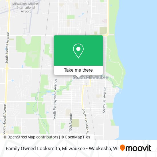 Family Owned Locksmith map