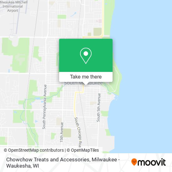 Mapa de Chowchow Treats and Accessories