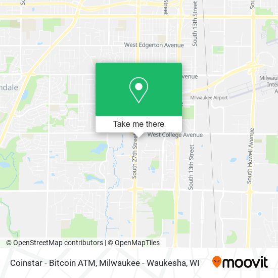 Coinstar - Bitcoin ATM map