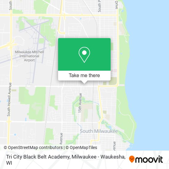 Tri City Black Belt Academy map