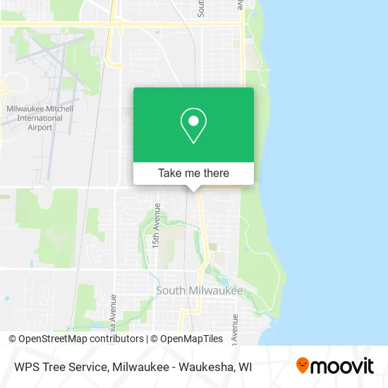 Mapa de WPS Tree Service