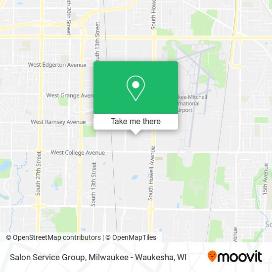 Salon Service Group map
