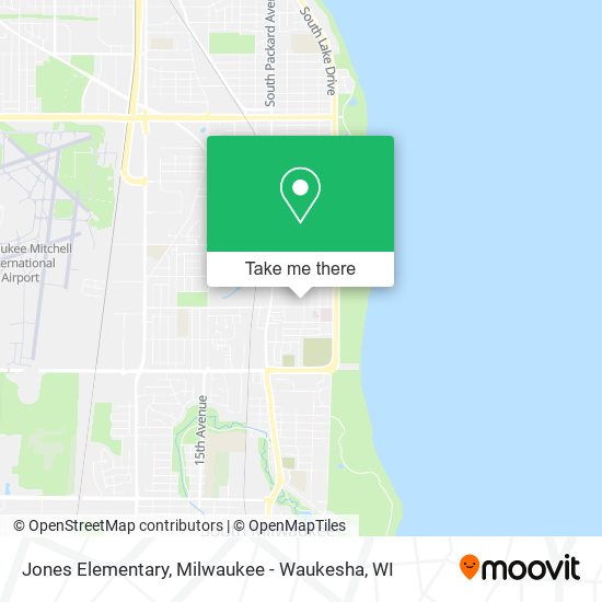 Jones Elementary map