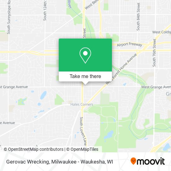 Gerovac Wrecking map